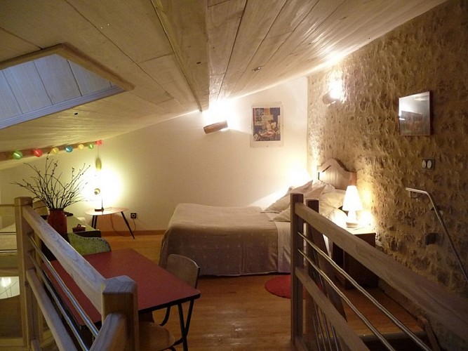 Gite la Ponne, chambre