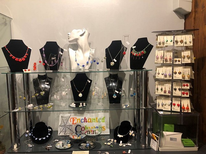 Claude André Glass - Enchanted cobwebs - Art du verre fusionné