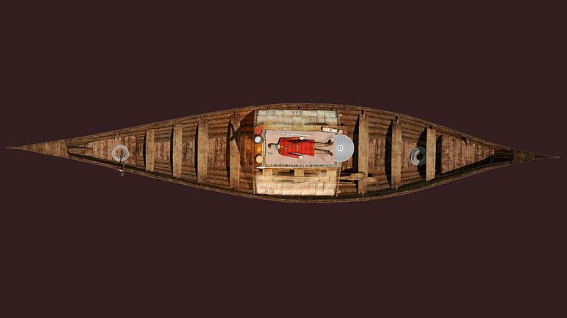 SHIP BURIAL IN GRØNHAUG