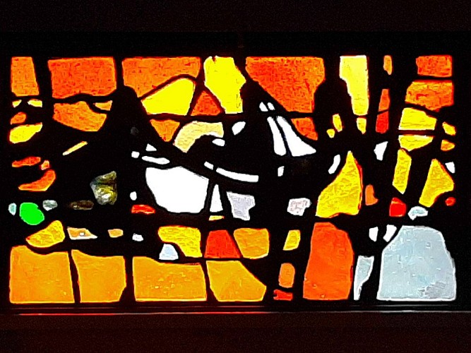 Chapelle-de-la-Breche-Hermanville-Vitrail