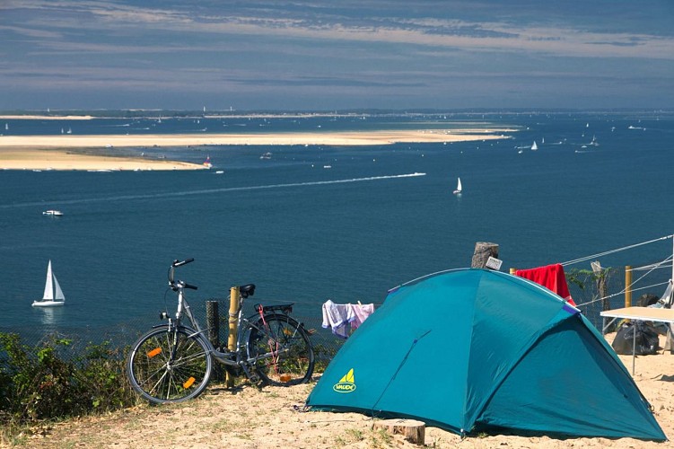 Camping Panorama du Pyla  zone face mer 1ere lignée 2