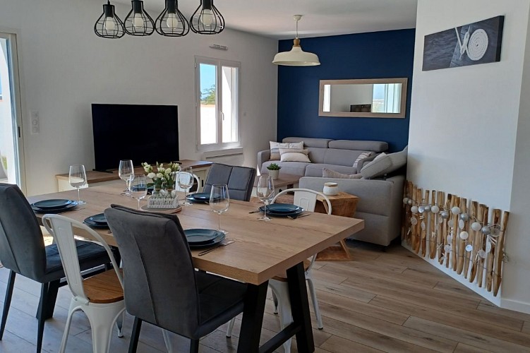 Maison de vacances à La Guérinière avec SPA intérieur. NOUVEAU ! Piscine privée.