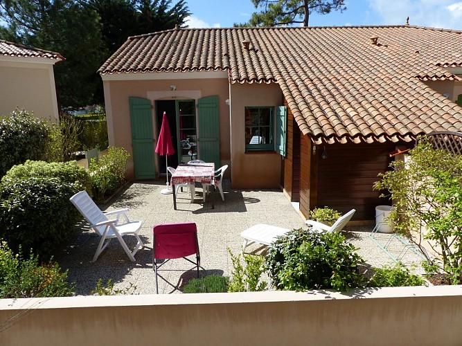 Maison en location de vacances avec piscines collectives