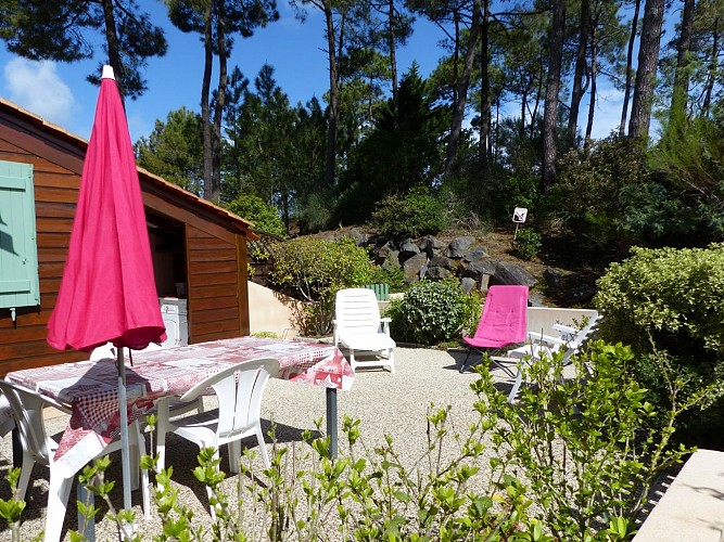 Maison en location de vacances avec piscines collectives