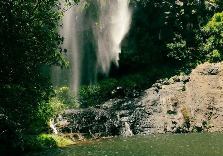 Randonnée guidée aux chutes de Tamarin, à l'île Maurice