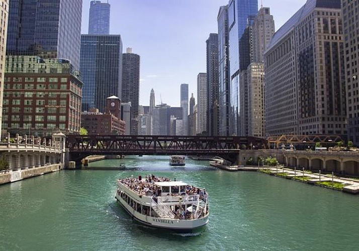 Croisière sur la Chicago River : découverte de l'architecture de Chicago (1h30)
