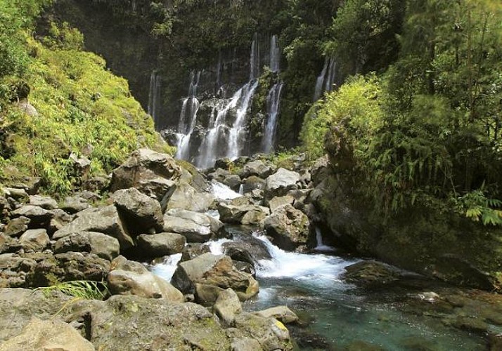 Randonnée aquatique dans la rivière de Langevin à La Réunion