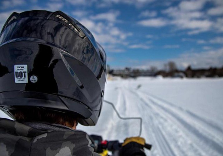 Balade guidée de 3h en motoneige au Saguenay-Lac-Saint-Jean - Québec