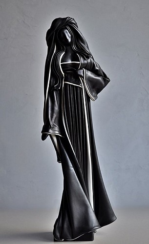 Sculptures cuir_Annie Delemarle_femmedeboutn&amp;b