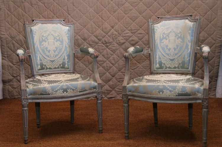 Fauteuils Louis XVI - Copie