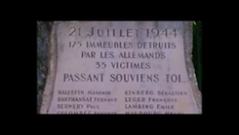 Dortan, village martyre