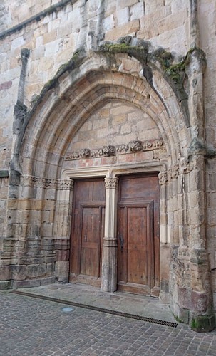 The main entrance of the chapel