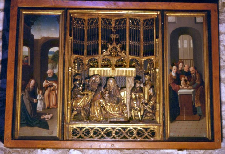 triptyque dans la chapelle des Augustins
