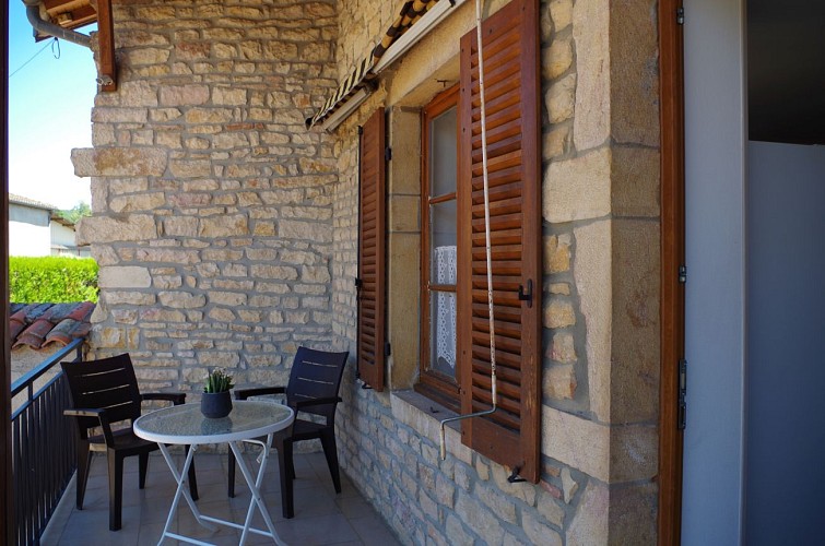 Terrasse sur balcon Mâconnais