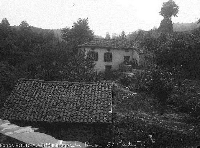 Moulin du Pont (au fond) 1909