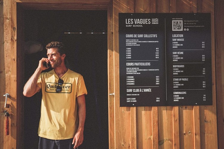 1 Benjamin Pilon Ecole de surf Les Vagues 
