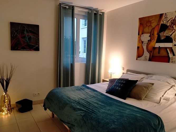 Chambre RDC pour 2 Pers. (1 lit 180x200)