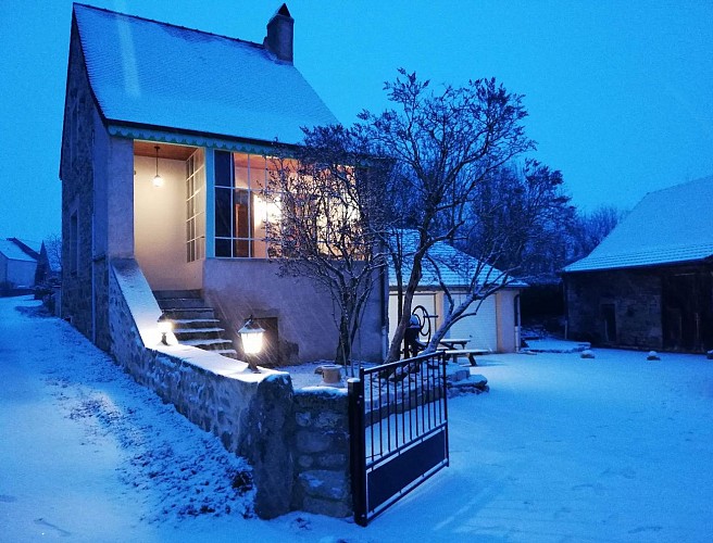 Gîte enneigé