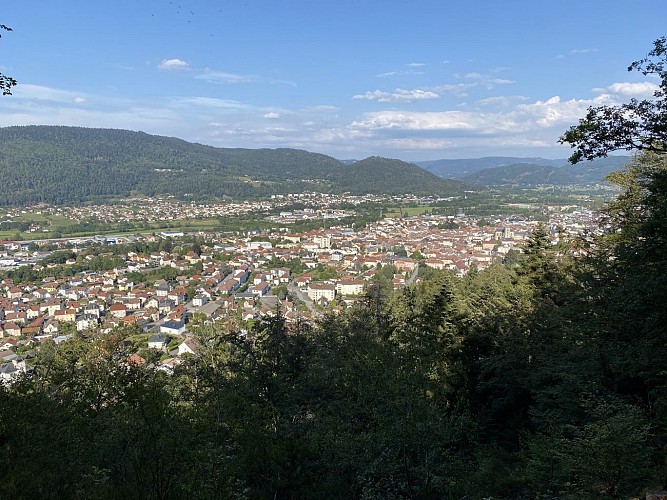 Point de vue du banc de pierre