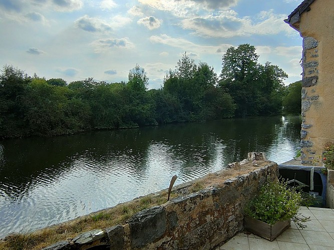 Chez Céline et Quentin - Fresnay-sur-Sarthe - Vue depuis la terrasse