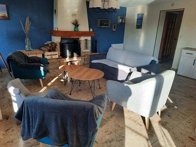 Chez Céline et Quentin - Fresnay-sur-Sarthe - Séjour