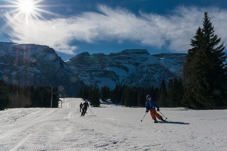 Les 3 villages ski area - Mont-Saxonnex