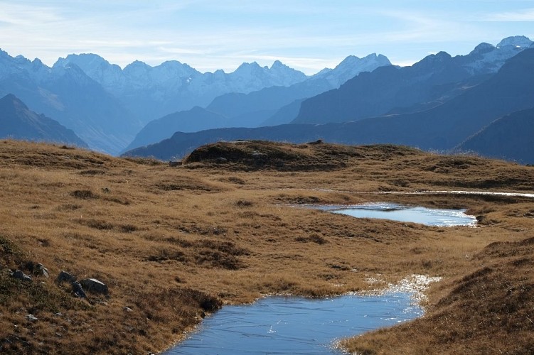 Plateau of lakes  -  lake Fourchu