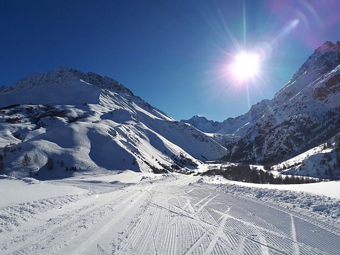 Nordic Area des Landes von La Meije