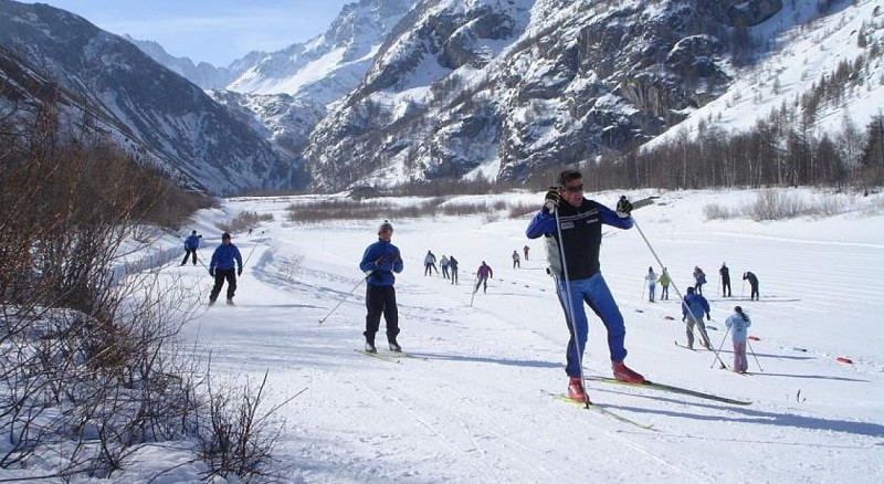 Nordic Area des Landes von La Meije