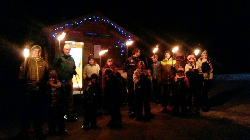 Nordic Area des Landes von La Meije