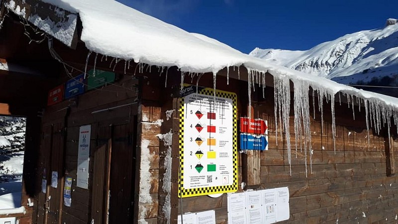 Nordic Area des Landes von La Meije