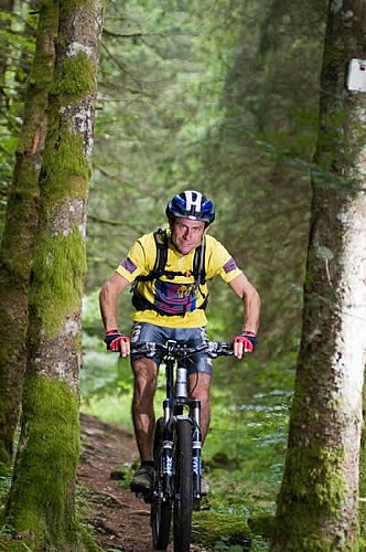 Mountain bike ride with Sylvain Poncet