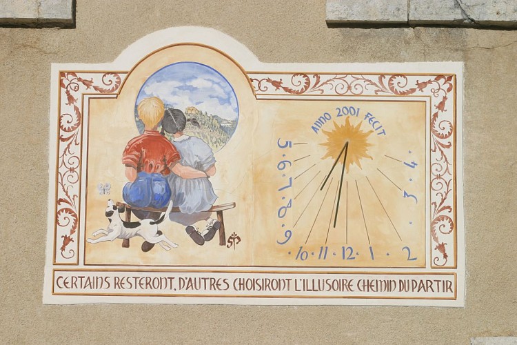 Sonnenuhr - Barret-sur-Méouge