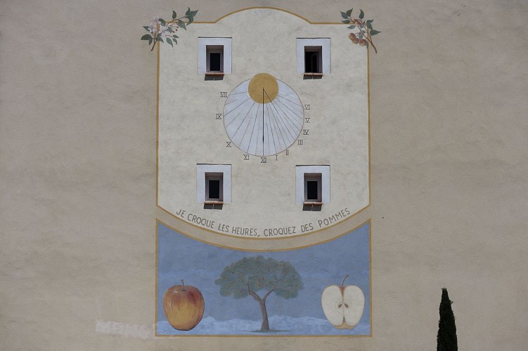 Cadran solaire contemporain de Laragne