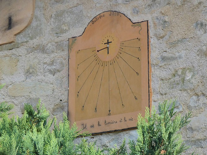 Cadran solaire de Sainte-Marie de Rosans