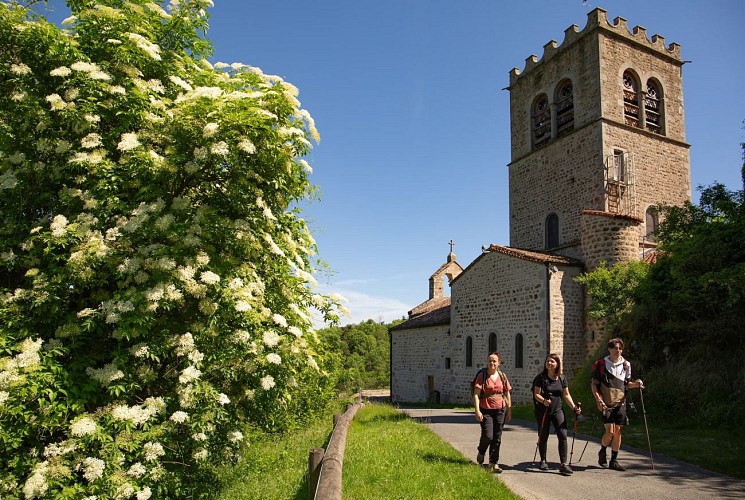 Site du Vieil Ecotay - Donjon et église d'Ecotay