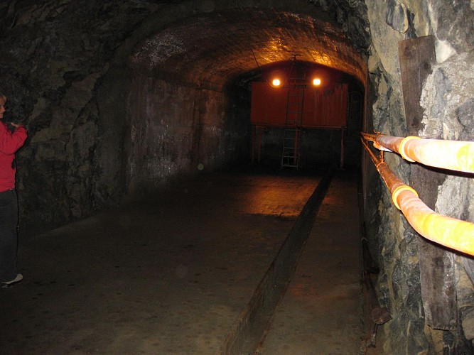 Unfinished command post of the Lame battery