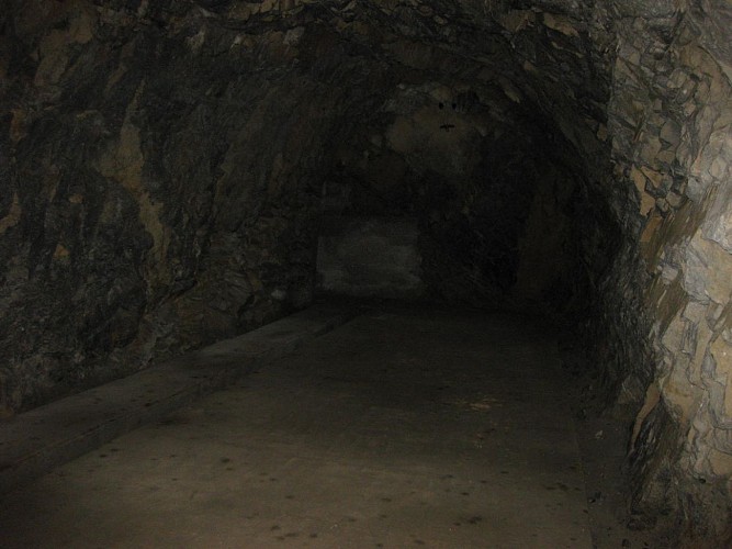 Unfinished command post of the Lame battery