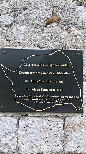 Col de Castillon - Site of the old village