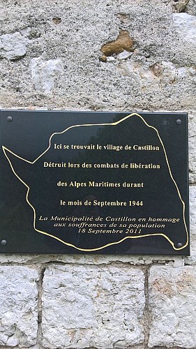 Col de Castillon - Sito del vecchio villaggio