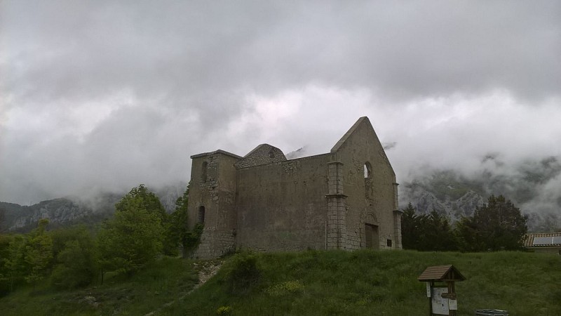 Col de Castillon - Sito del vecchio villaggio