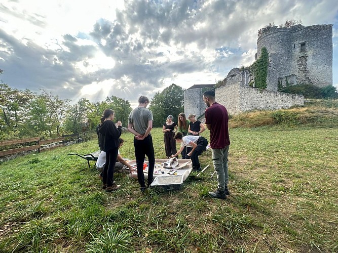 Medieval Fortress of Montaigu-le-Blin