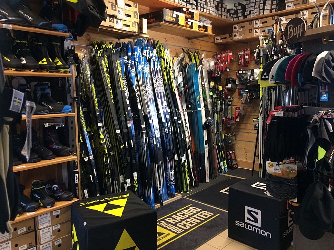 Sports 360: sale and rental of winter sports equipment