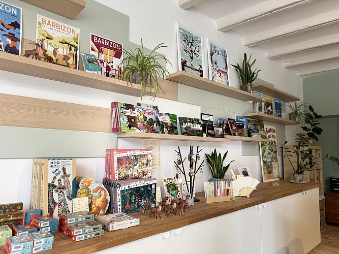 Boutique du bureau d’information touristique de Barbizon - office de tourisme