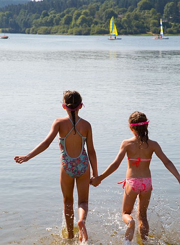 Baignade surveillée au Lac de Lavalette