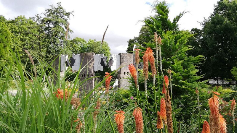 Het park van Pierre-Montgroux en het beschermde natuurgebied