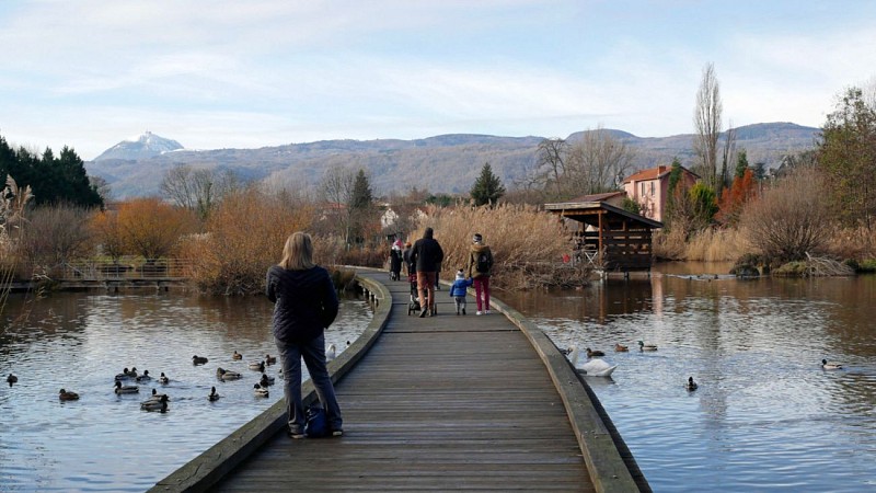 Het park van Pierre-Montgroux en het beschermde natuurgebied