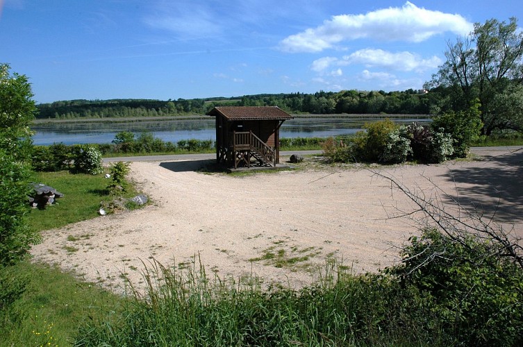 Aire de stationnement de camping-car