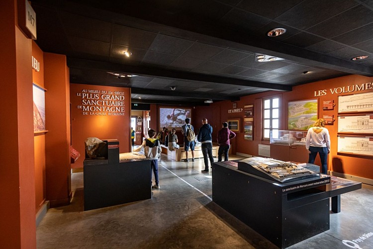 Espace muséographique du Temple de Mercure