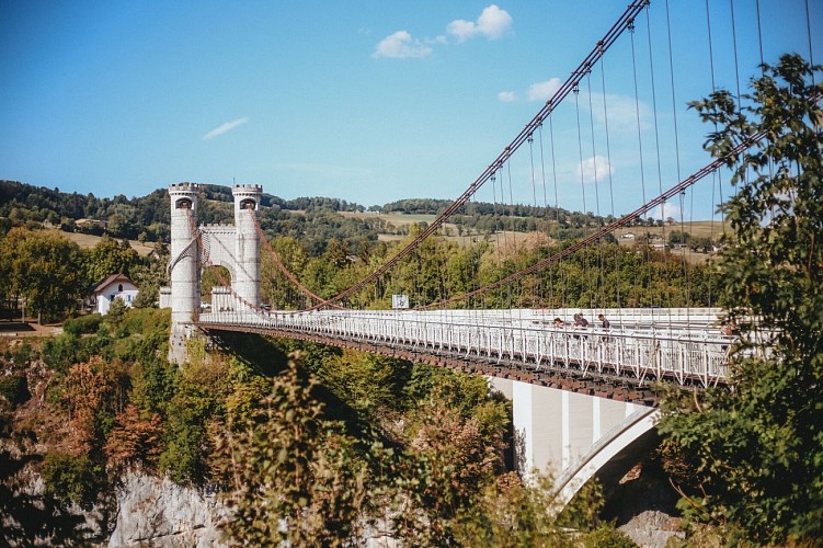 Panorama des Cortys - Pont de la Caille e Mont-Blanc